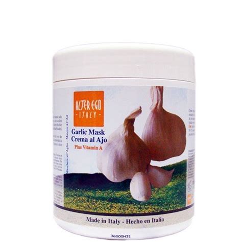 ever ego garlic mask hot oil treatment with garlic with