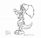 Roo Ripper Crash Bandicoot Rotations Zembillas sketch template
