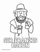 Bacon Coloring Pages Francis History Volume Homeschool Sir Getcolorings Printable sketch template
