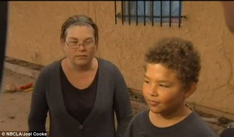 moment mother shamed her son 9 in front of tv cameras