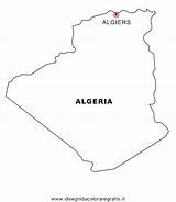 Algeria Nazioni sketch template