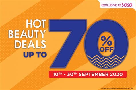 sasa hot beauty deals sale      september