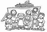 Noahs Ark Noah Bestcoloringpagesforkids sketch template