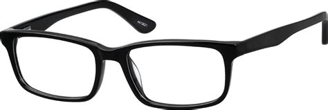 black rectangle glasses 4413621 zenni optical eyeglasses with