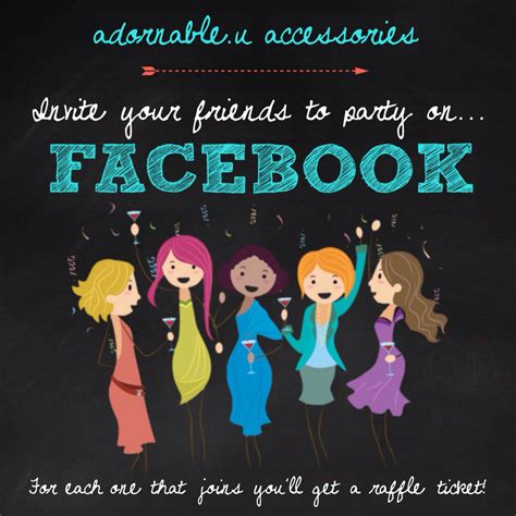 party  facebook invite friends adornableu facebook party party party themes