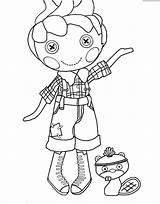 Lalaloopsy Coloring Pages Print Boy Doll Printable Color Rag Baby Birthday Colouring Getcolorings Boys sketch template