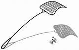 Fly Swatter Clipart Swatting Coloring Cliparts Gif Flies Library 2007 sketch template