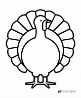 Thanksgiving Coloring Pages Turkey sketch template