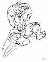 Hulk Coloring Pages Color Jumping sketch template