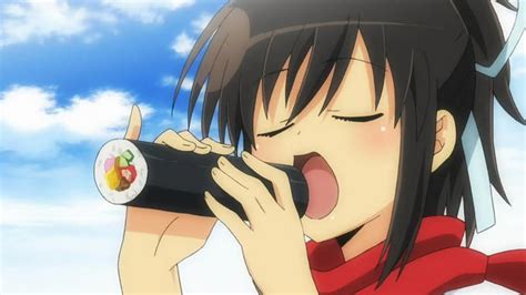 Asuka Enjoying Her Sushi Roll Senran Kagura Know Your Meme