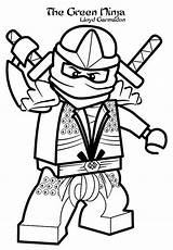 Ninja Coloring Pages Lego Ninjago sketch template