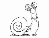 Snail Happy Coloring Coloringcrew sketch template