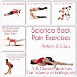 Sciatica Back Exercises Pictures