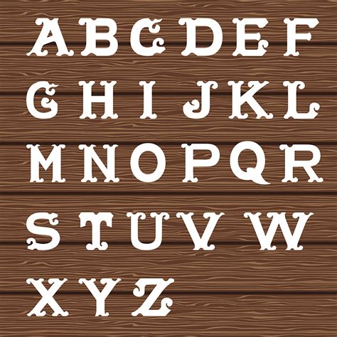 vintage alphabet  behance
