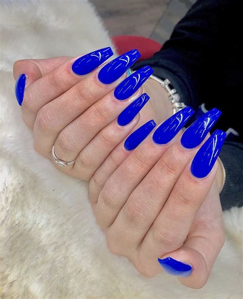 check out simonelovee ️ bright summer acrylic nails blue acrylic