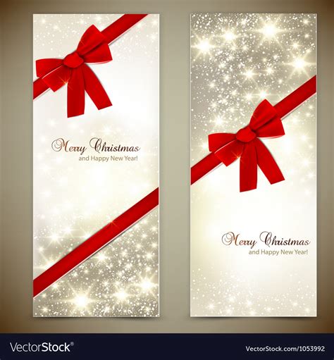 christmas cards template royalty  vector image
