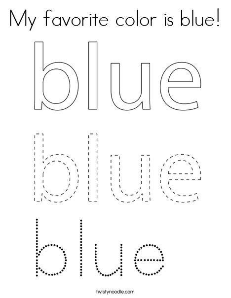 blue coloring  coloring pages
