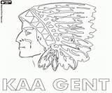 Kaa Gent Logo sketch template