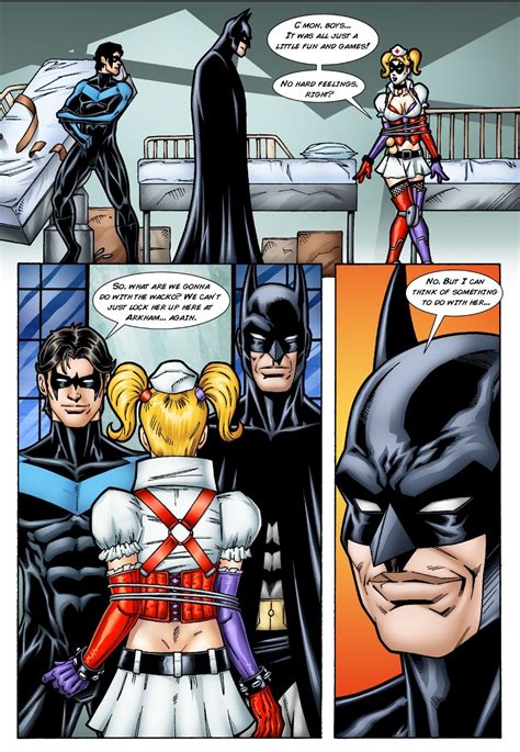 Harley Quinn Fucks Batman And Nightwing Porn Comics