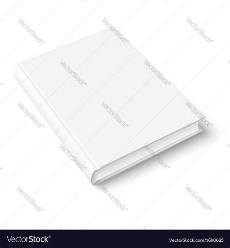 blank book template royalty  vector image vectorstock