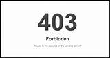 403 Forbidden Explained Status Crazydomains Indicates sketch template
