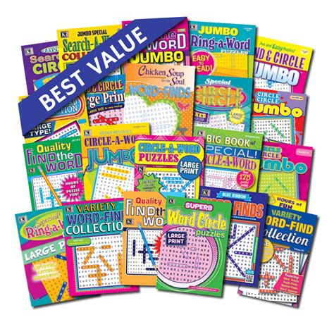 arts crafts sewing bulk word search books  kids  adults word