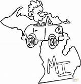 Michigan Coloring Pages State Flower Wolverines Printable Flag Color Symbols Map Route Getcolorings Clipartbest Super Colorings Clipartmag Getdrawings sketch template