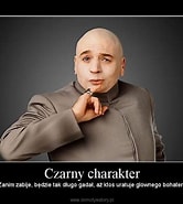 Image result for Czarny_charakter. Size: 166 x 185. Source: demotywatory.pl