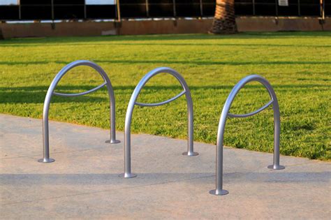 Bike Leaning Rail With Inverted Tube Commercial Systems Australia