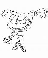 Coloring Rugrats Pages Printable Popular Fun Kids sketch template