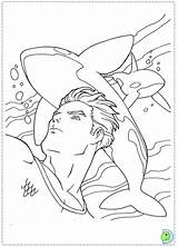 Coloring Aquaman Pages Dinokids Printable Close Library Popular sketch template
