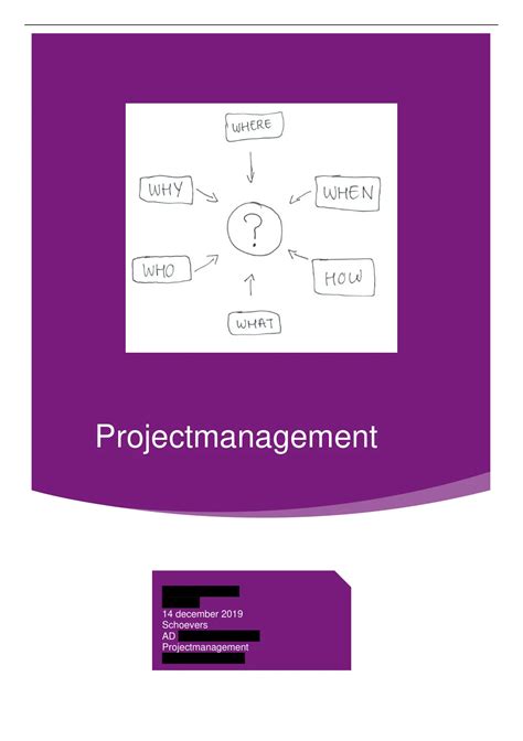 projectmanagement ad officemanagement schoeversncoi cijfer  projectmanagement stuvia nl