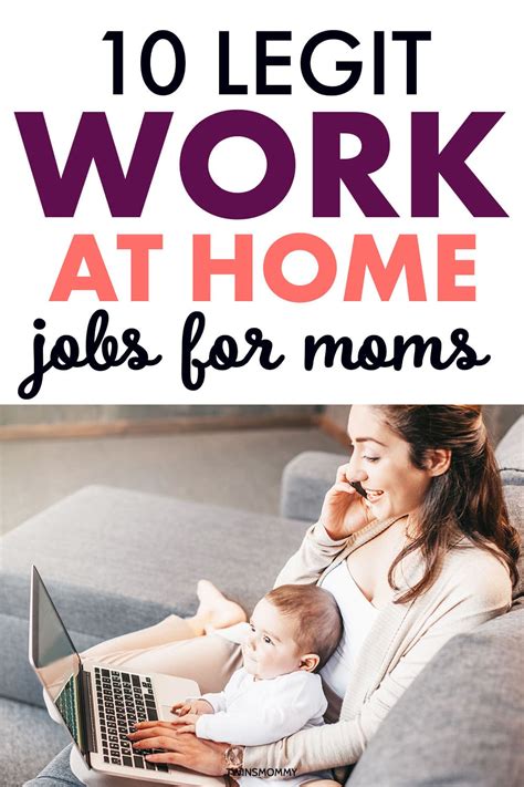 10 Legit Work At Home Jobs For Moms Twins Mommy