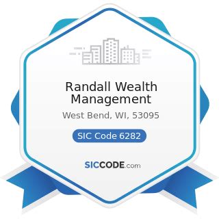 randall wealth management zip  naics