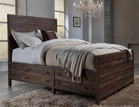 modus townsend solid wood storage bed