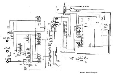 basic scheme  digital multimeter electronic circuits diagram