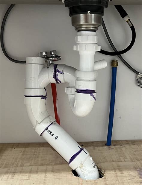 plumbing alternative method  connecting sink drain  waste pipe