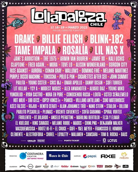 lollapalooza chile     ticket prices   artists     festival