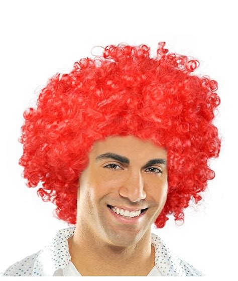 red funky afro wig wigs accessories themes costumes au