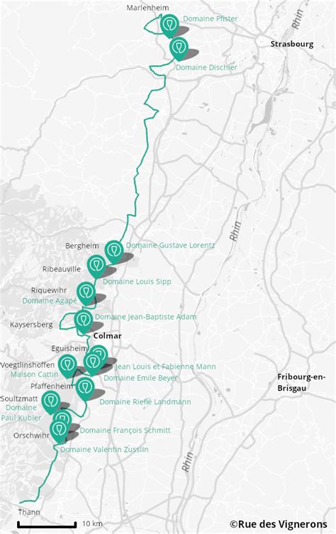 alsace wine route itinerary vineyards villages   wine trail