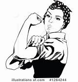 Rosie Riveter Djart Holmes Illustrationsof sketch template