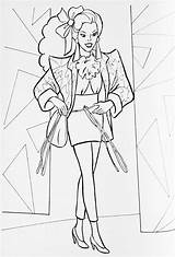 Barbie Rockers Getcolorings sketch template