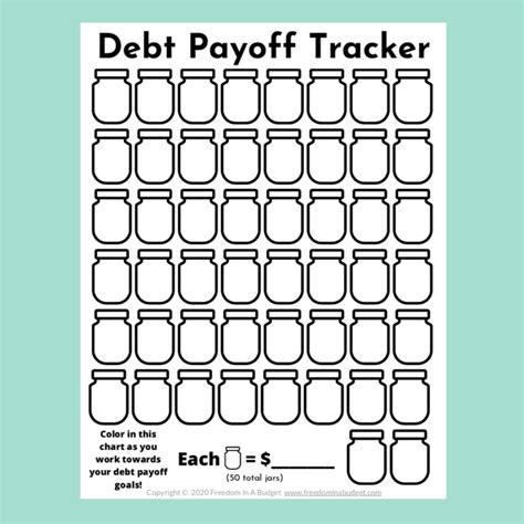 debt tracker printable debt payoff tracker  etsy hong kong