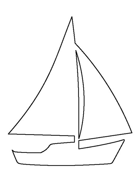 printable sailboat template