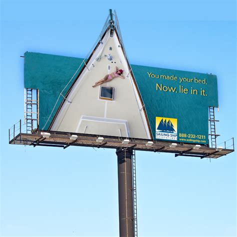 billboard ad  sailing adventures  behance