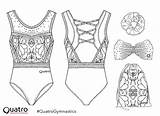 Colouring Leotard Challenges Fun sketch template