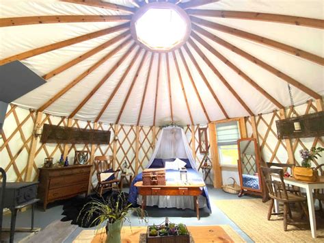 stay   yurt  vacationers   idea  interest  unique dwellings grows