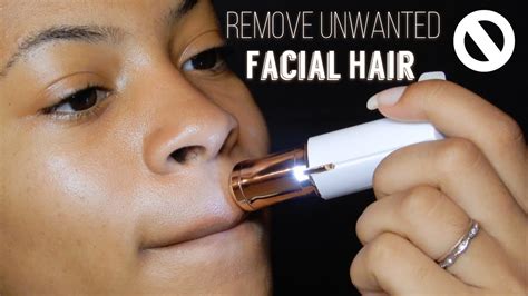 electric facial hair remover    work youtube