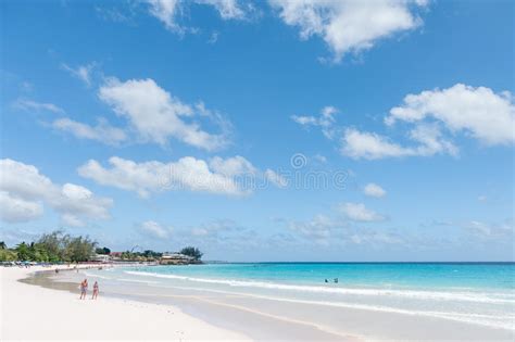 bridgetown barbados march 16 2014 miami beach in barbados with local people tourists and