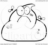 Poop Clipart Coloring Stinky Cartoon Drawing Pile Character Cory Thoman Outlined Vector Getdrawings sketch template